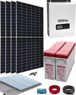 Kit Solar Casa Campo 3000W 24V 6400Whdia